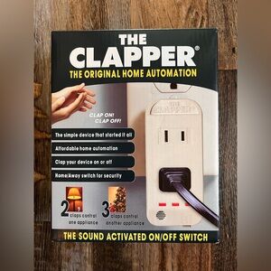 The Clapper Clap On Clap Off Sound Activated On/Off Switch